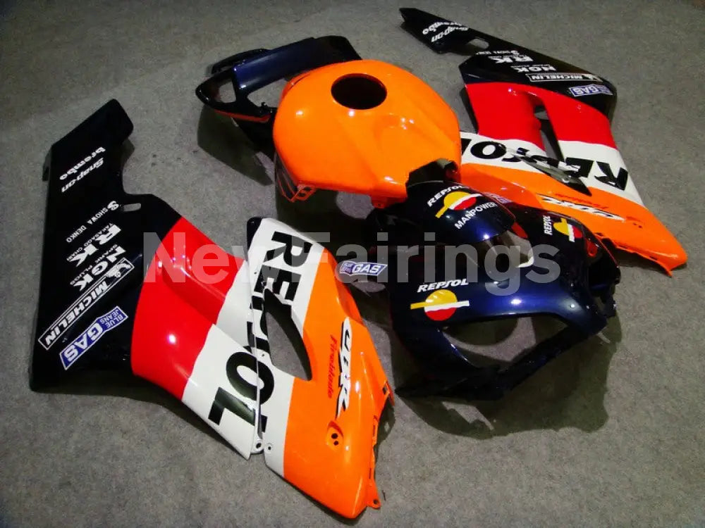 Orange and Deep Blue Red Repsol - CBR1000RR 04-05 Fairing