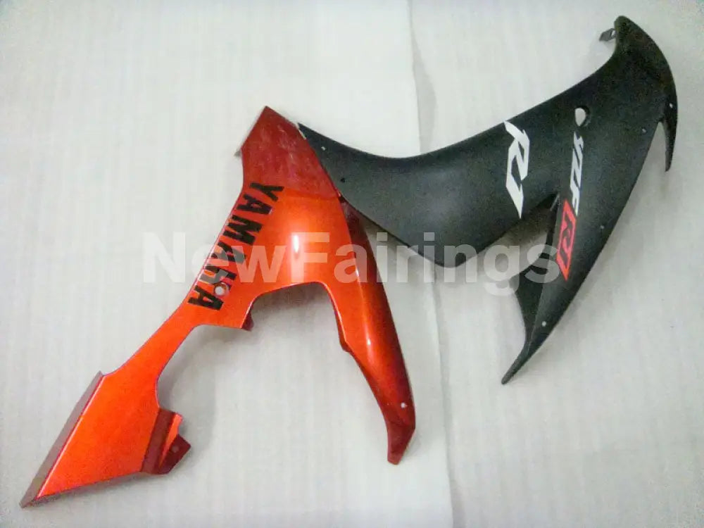 Orange Matte Black Factory Style - YZF-R1 04-06 Fairing Kit