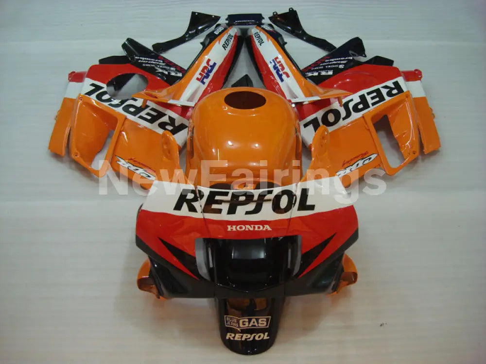 Orange Red Black Repsol - CBR600 F2 91-94 Fairing Kit -