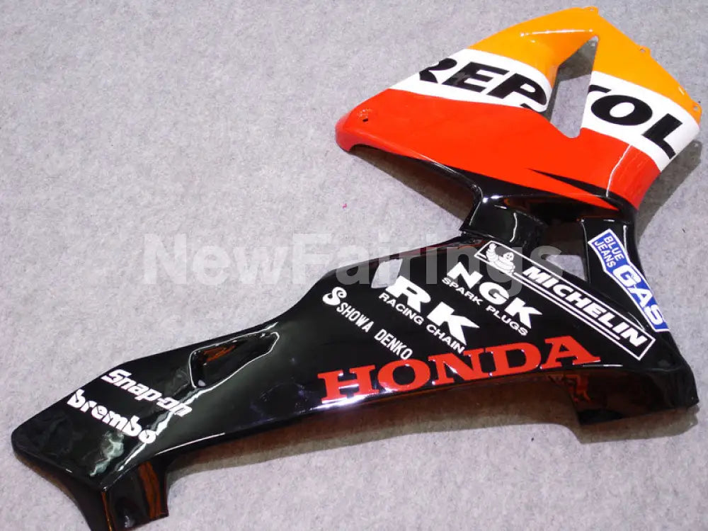 Orange and Red Black Repsol - CBR600RR 03-04 Fairing Kit -