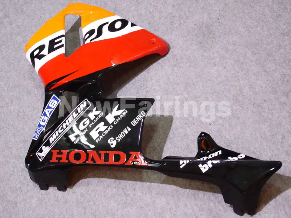 Orange and Red Black Repsol - CBR600RR 03-04 Fairing Kit -