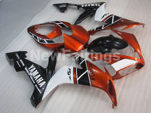 Charger l&#39;image dans la galerie, Orange White Black Factory Style - YZF-R1 04-06 Fairing Kit