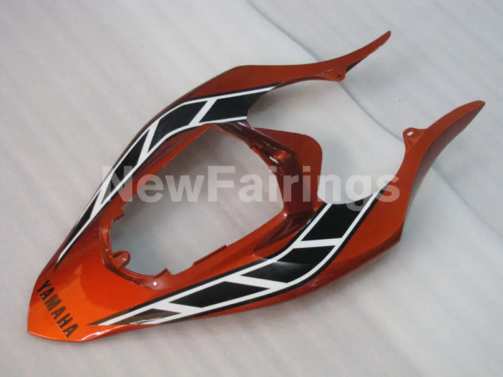 Orange White Black Factory Style - YZF-R1 04-06 Fairing Kit