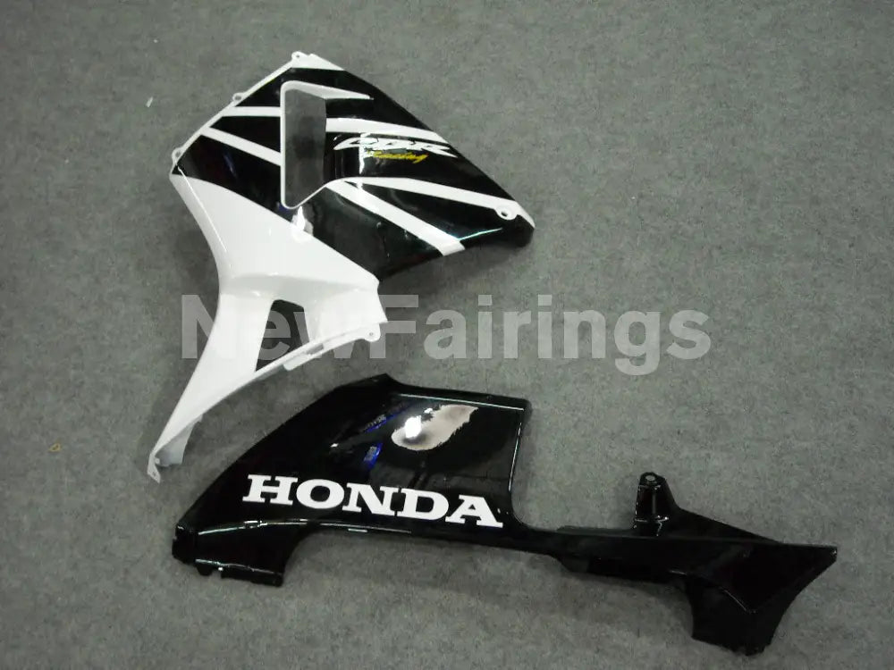 Pearl White and Black Factory Style - CBR600RR 03-04 Fairing