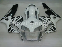 Charger l&#39;image dans la galerie, Pearl White and Black Fire - CBR600RR 03-04 Fairing Kit -