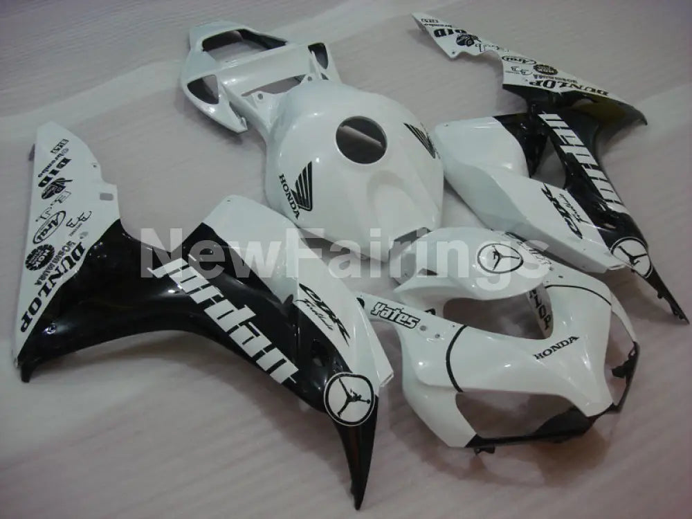 Pearl White and Black Jordan - CBR1000RR 06-07 Fairing Kit -