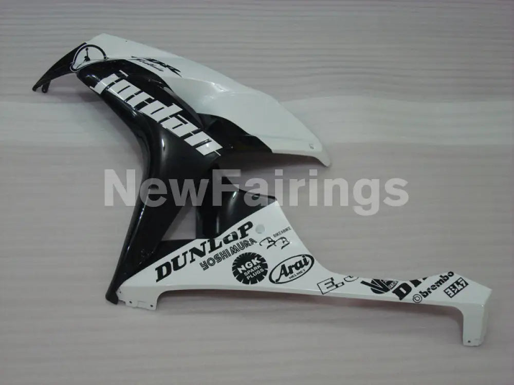 Pearl White and Black Jordan - CBR1000RR 06-07 Fairing Kit -