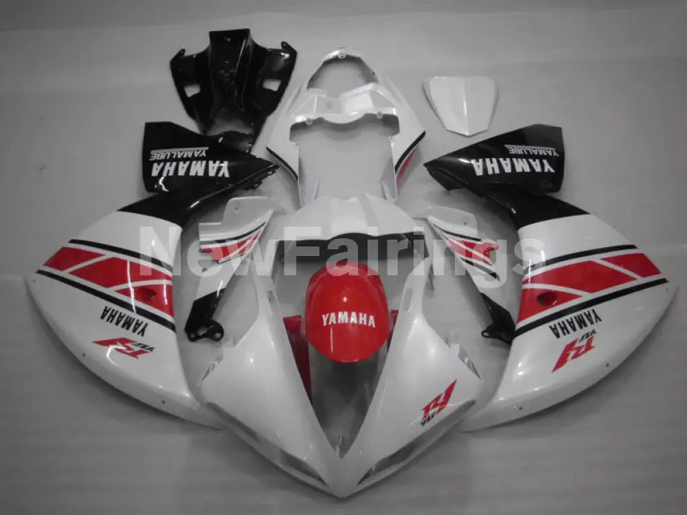 Pearl White Red Black Factory Style - YZF-R1 09-11 Fairing