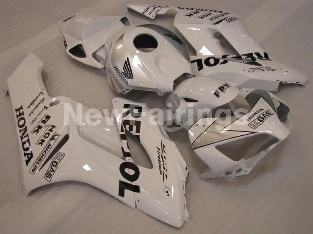 Pearl White and Silver Repsol - CBR1000RR 04-05 Fairing Kit