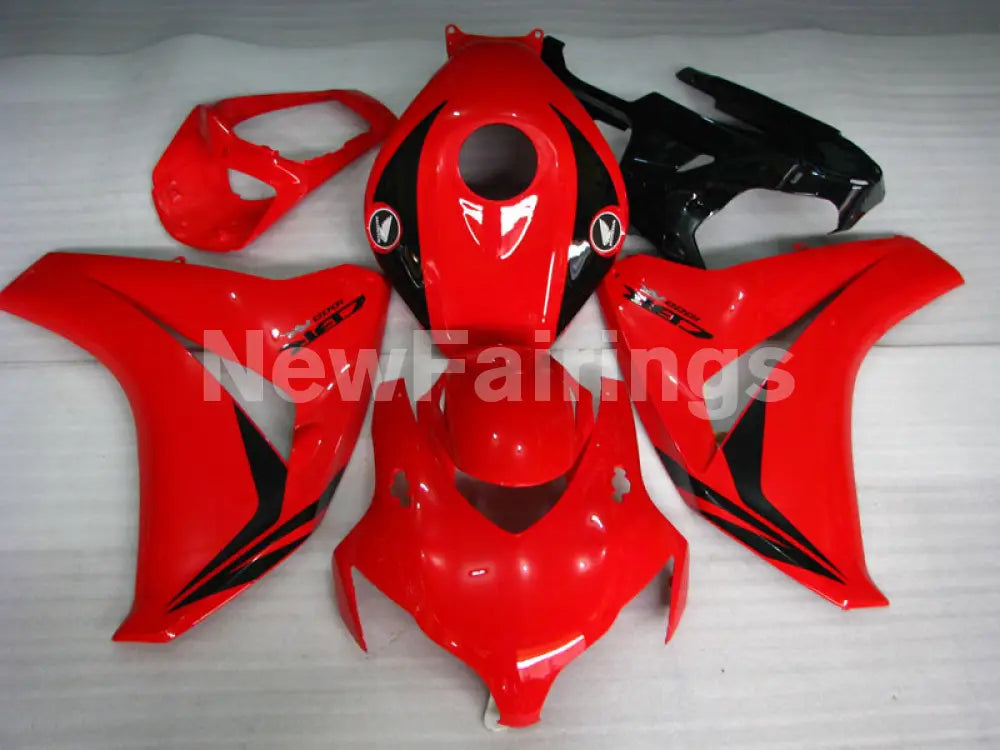 Red and Black Factory Style - CBR1000RR 08-11 Fairing Kit -