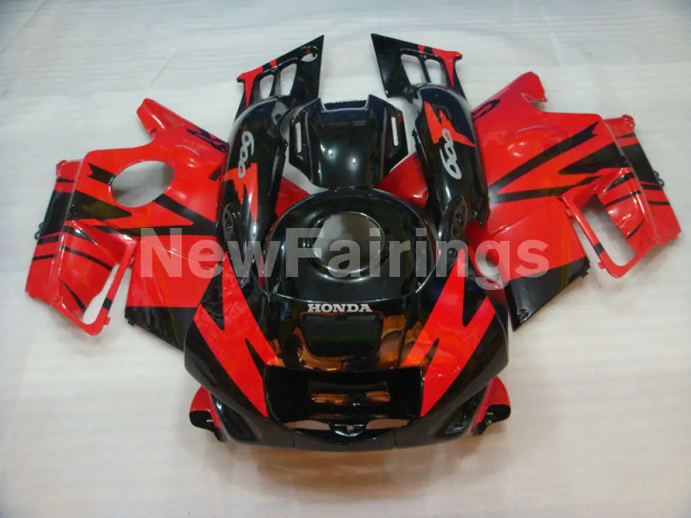 Red and Black Factory Style - CBR600 F2 91-94 Fairing Kit -