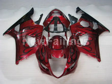 Charger l&#39;image dans la galerie, Red and Black Flame - GSX - R1000 03 - 04 Fairing Kit