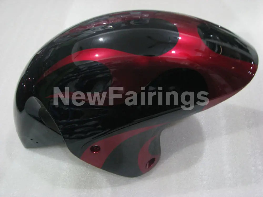 Red and Black Flame - GSX1300R Hayabusa 99-07 Fairing Kit