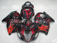 Charger l&#39;image dans la galerie, Red and Black Flame - GSX1300R Hayabusa 99-07 Fairing Kit