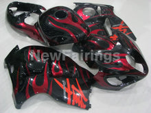 Load image into Gallery viewer, Red and Black Flame - GSX1300R Hayabusa 99-07 Fairing Kit