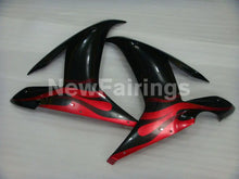 Charger l&#39;image dans la galerie, Red and Black Flame - YZF-R1 02-03 Fairing Kit - Vehicles &amp;