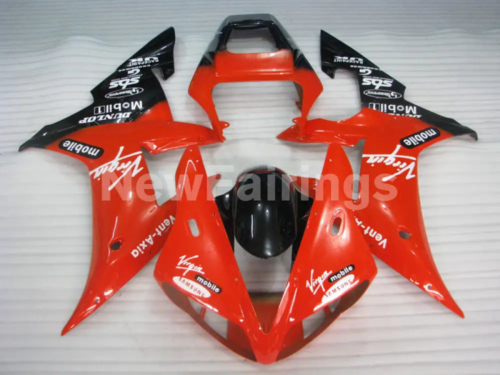 Red and Black Samsung Mobile - YZF-R1 02-03 Fairing Kit