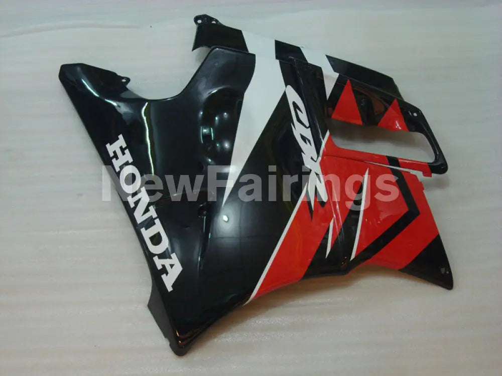 Red and Black White Factory Style - CBR600 F2 91-94 Fairing