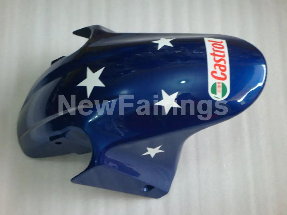 Red and Blue Castrol - CBR600 F4i 01-03 Fairing Kit -