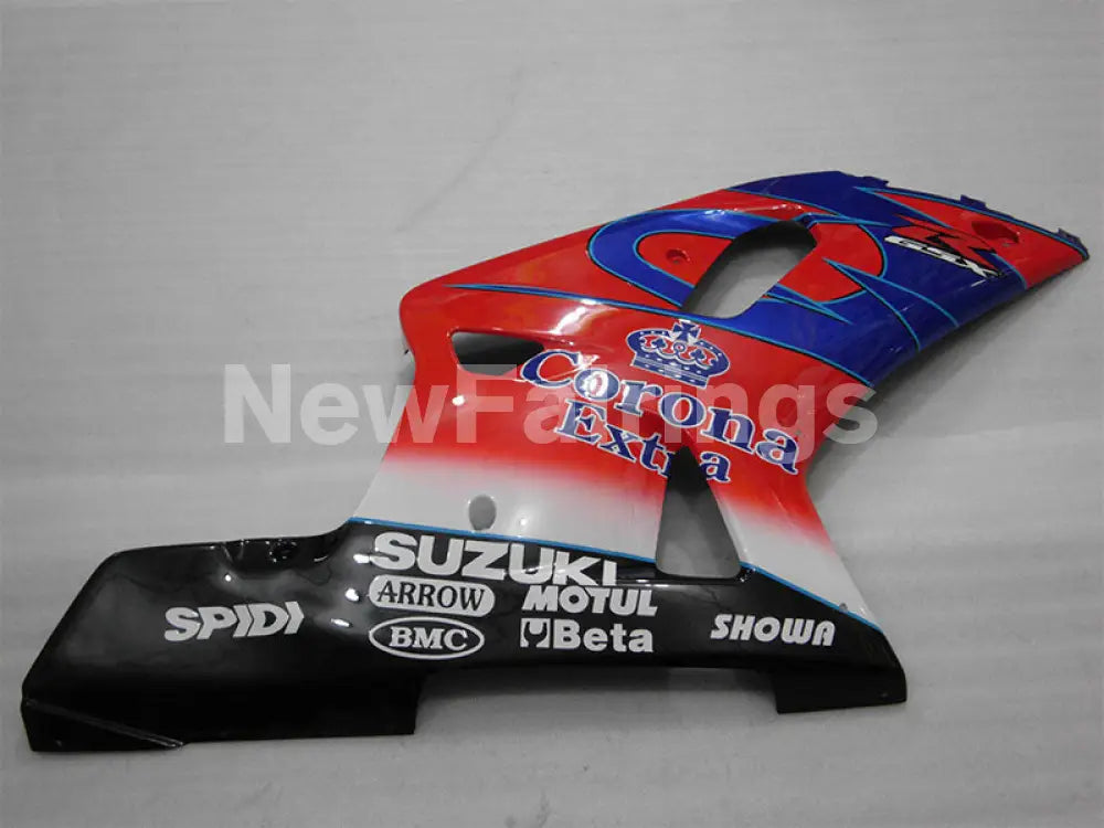 Red and Blue Corona - GSX-R750 00-03 Fairing Kit Vehicles &