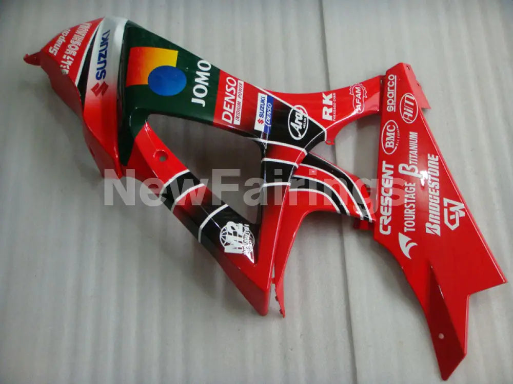 Red and Green Black Yoshimura - GSX - R1000 07 - 08 Fairing