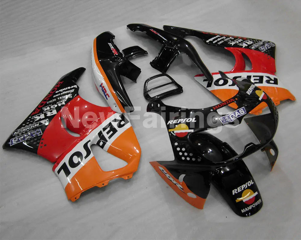 Red and Orange Black Repsol - CBR 900 RR 94-95 Fairing Kit -