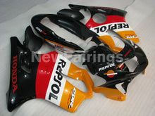 Charger l&#39;image dans la galerie, Red and Orange Black Repsol - CBR600 F4 99-00 Fairing Kit -