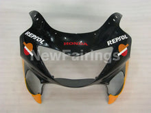 Charger l&#39;image dans la galerie, Red and Orange Black Repsol - CBR600 F4 99-00 Fairing Kit -