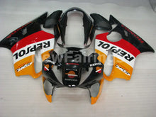 Charger l&#39;image dans la galerie, Red and Orange Black Repsol - CBR600 F4 99-00 Fairing Kit -