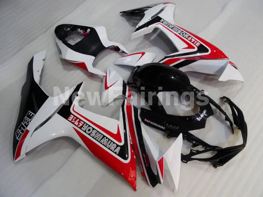 Red and White Black Yoshimura - GSX-R750 11-24 Fairing Kit