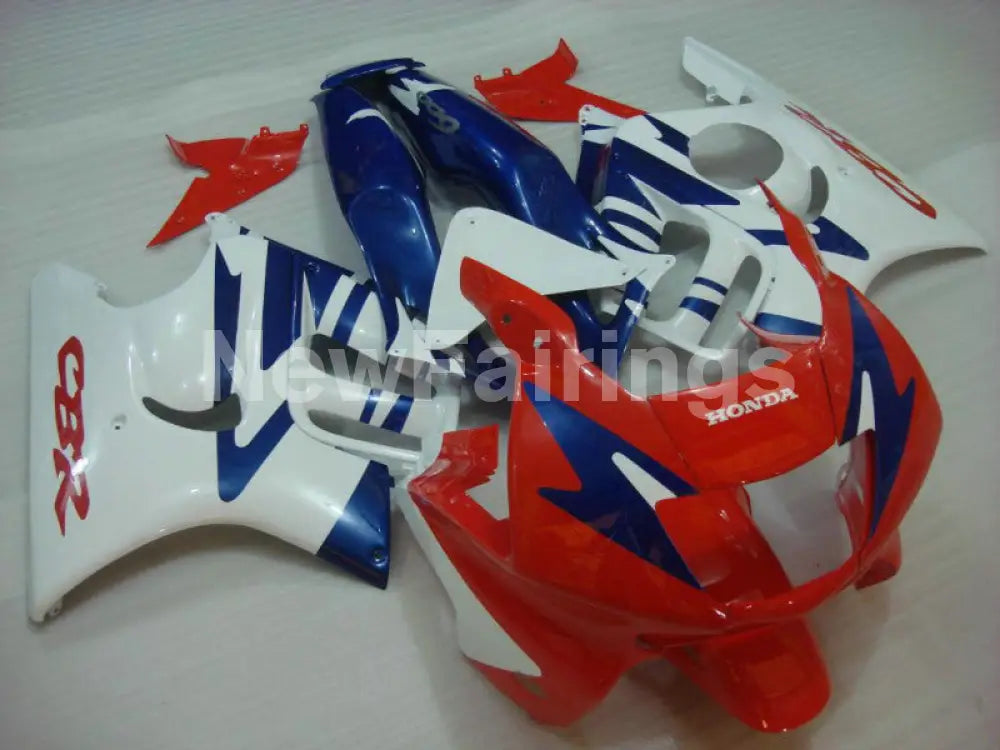 Red and White Blue Factory Style - CBR600 F3 95-96 Fairing