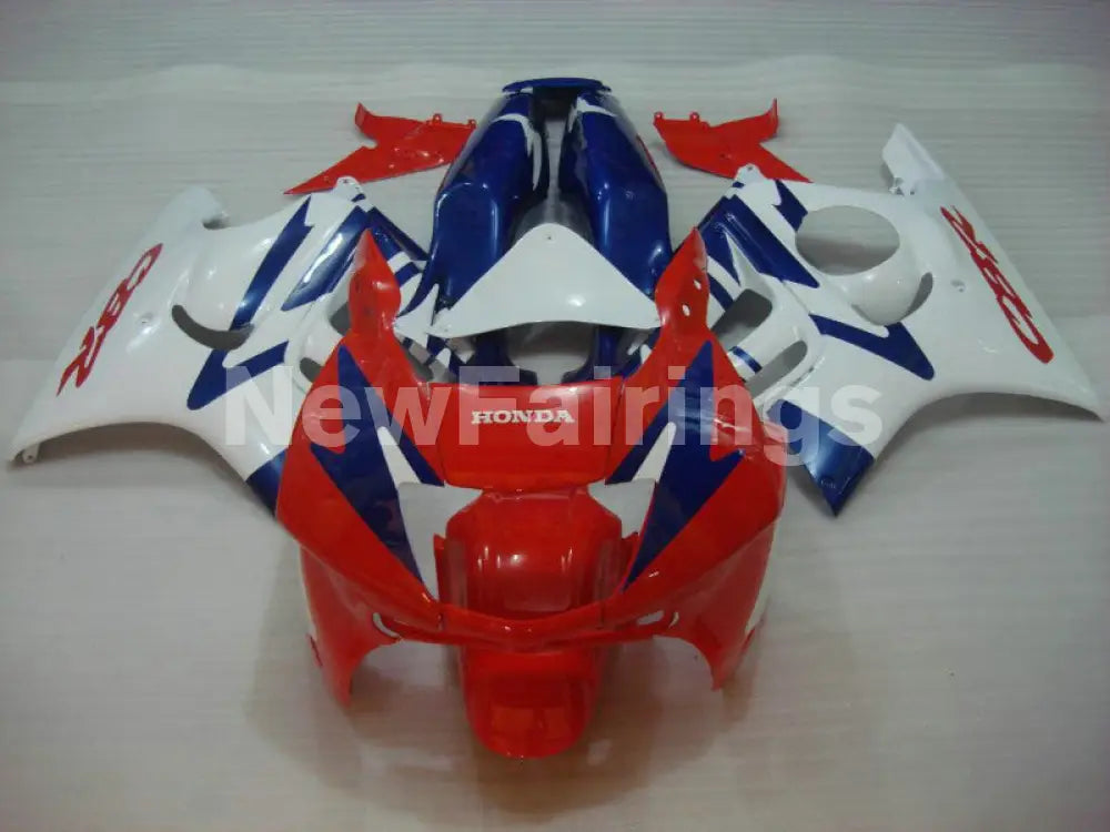 Red and White Blue Factory Style - CBR600 F3 95-96 Fairing