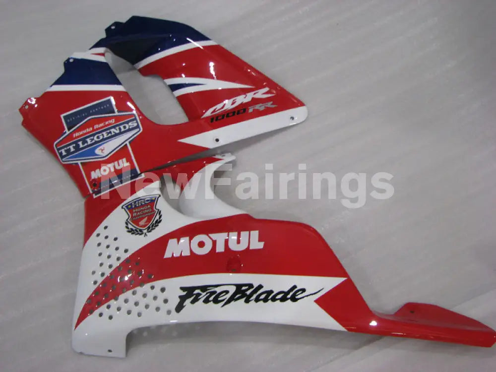 Red and White Blue MOTUL - CBR 900 RR 94-95 Fairing Kit -