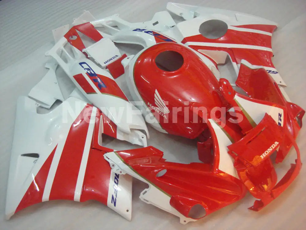 Red and White Factory Style - CBR600 F2 91-94 Fairing Kit -