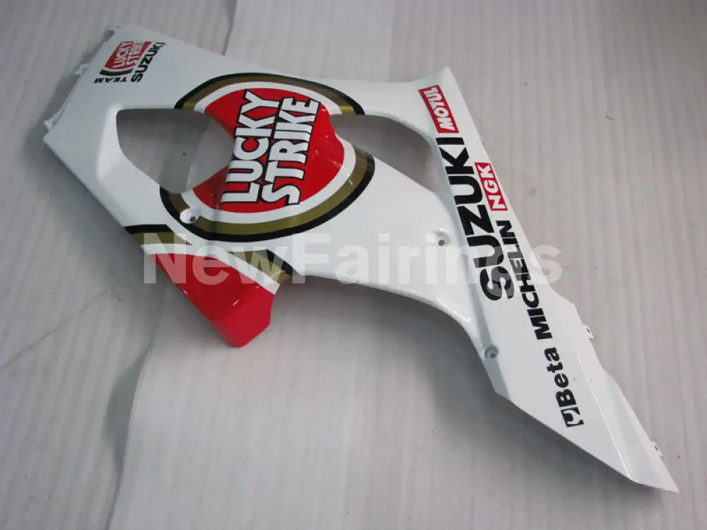 Red and White Lucky Strike - GSX - R1000 03 - 04 Fairing