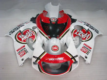 Charger l&#39;image dans la galerie, Red and White Lucky Strike - GSX-R600 96-00 Fairing Kit -