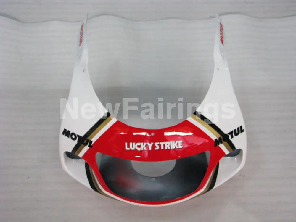 Red and White Lucky Strike - GSX-R600 96-00 Fairing Kit -