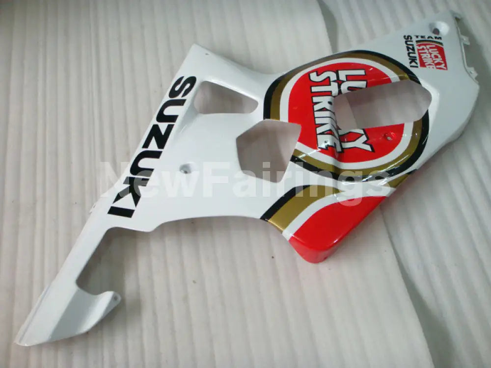 Red and White Lucky Strike - GSX-R750 00-03 Fairing Kit