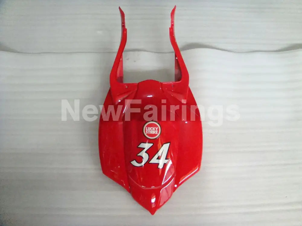 Red and White Lucky Strike - GSX-R750 08-10 Fairing Kit