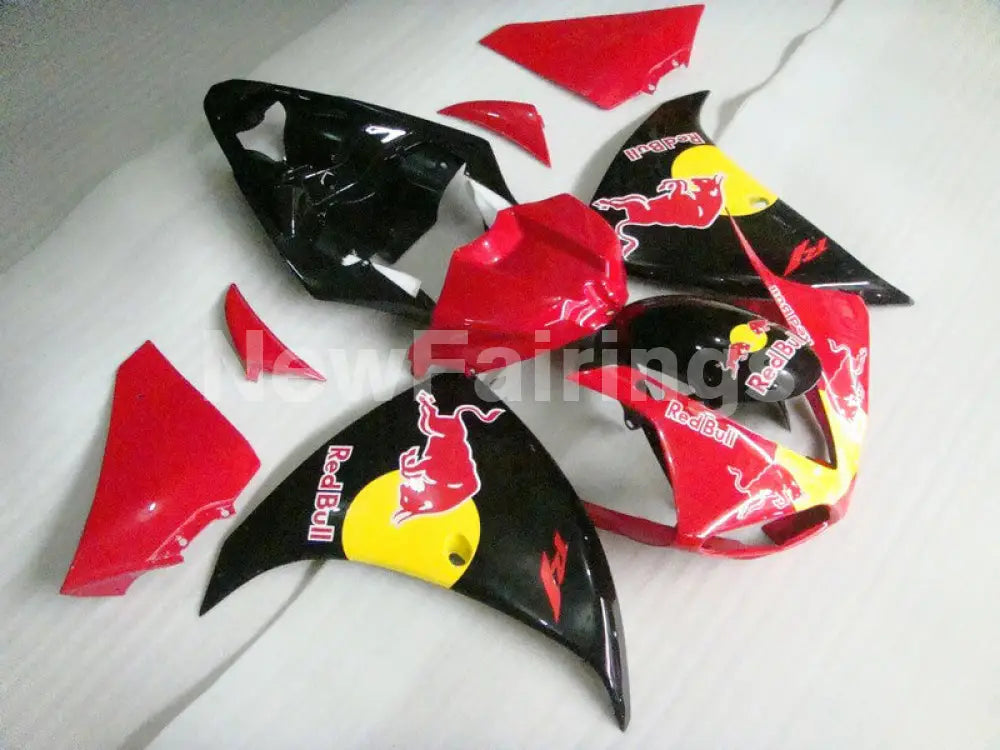 Red Black Red Bull - YZF-R1 09-11 Fairing Kit - Vehicles &