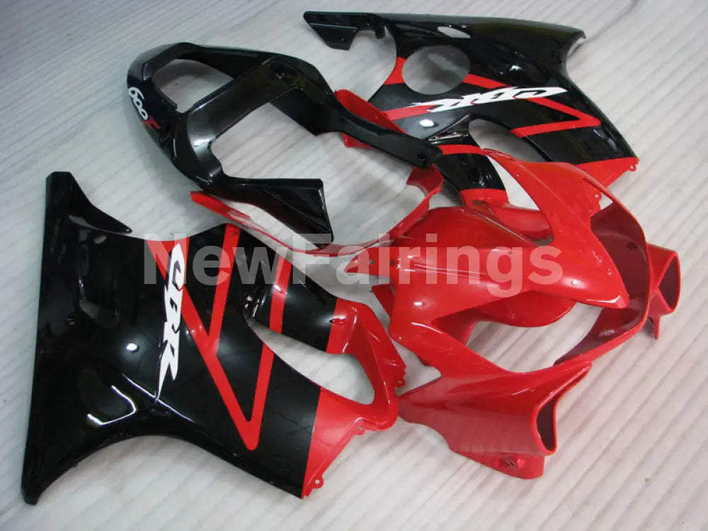 Red and Black Factory Style - CBR600 F4i 01-03 Fairing Kit -