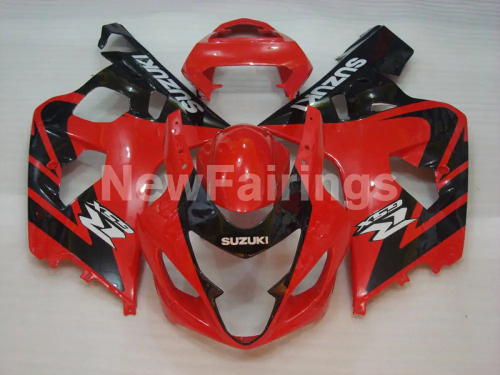 Red and Black Factory Style - GSX-R600 04-05 Fairing Kit -