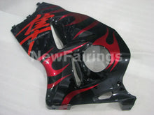 Charger l&#39;image dans la galerie, Red and Black Flame - GSX1300R Hayabusa 99-07 Fairing Kit