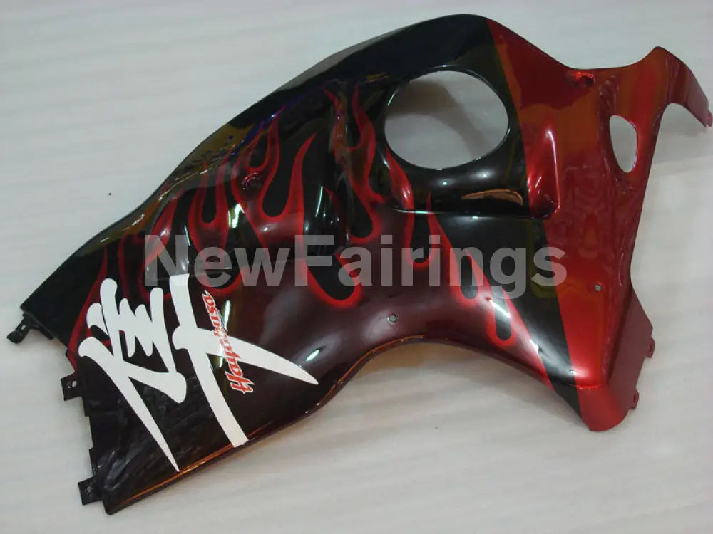 Red Black Flame - GSX1300R Hayabusa 99-07 Fairing Kit