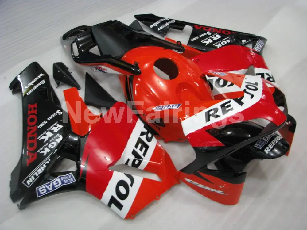 Red and Black Repsol - CBR600RR 03-04 Fairing Kit - Vehicles