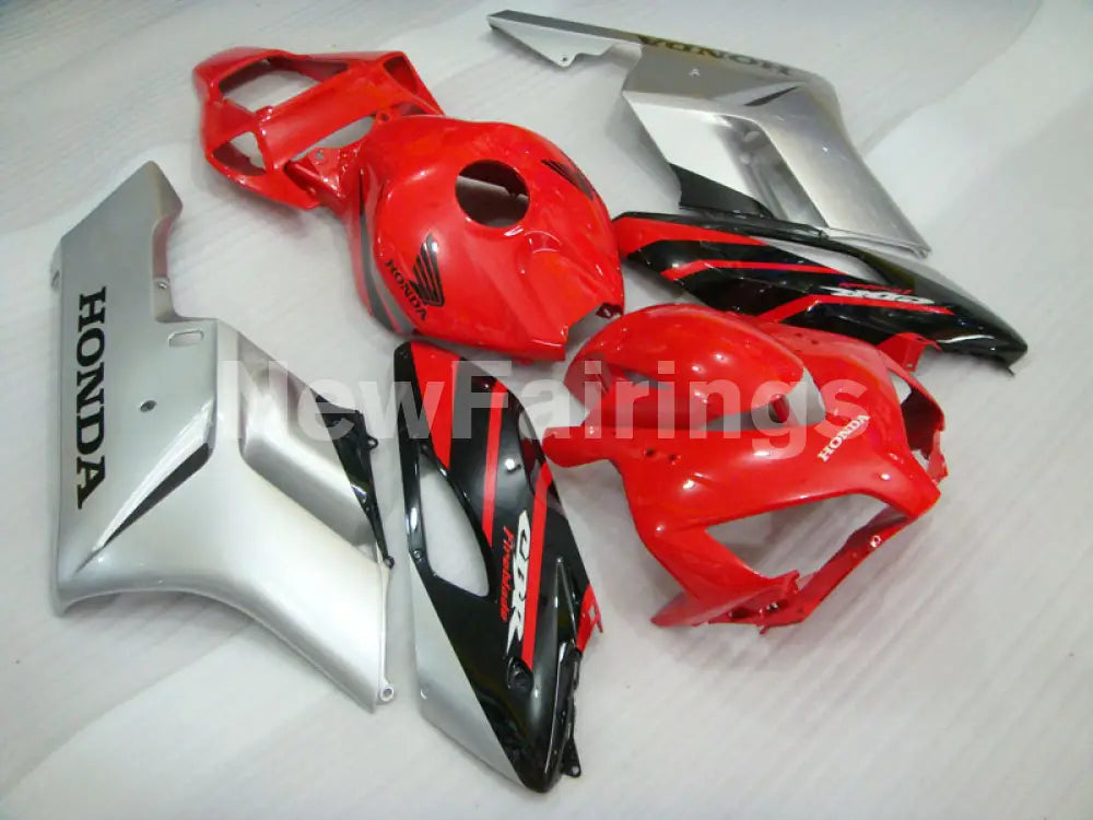 Red Black and Silver Factory Style - CBR1000RR 04-05 Fairing