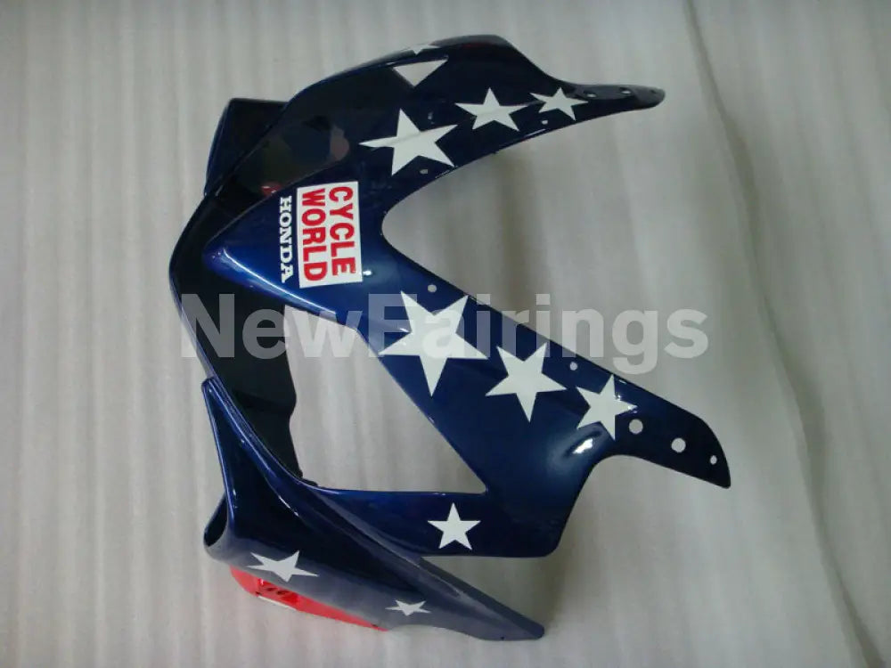 Red and Blue Castrol - CBR600 F4i 01-03 Fairing Kit -