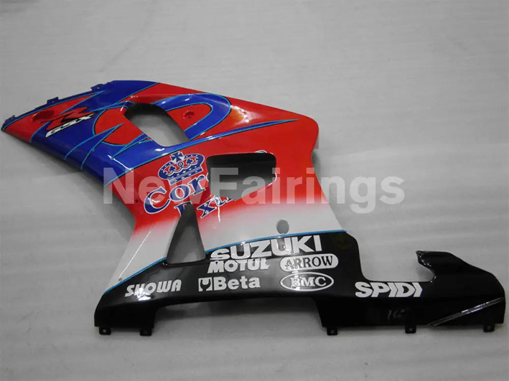 Red and Blue Corona - GSX-R750 00-03 Fairing Kit Vehicles &