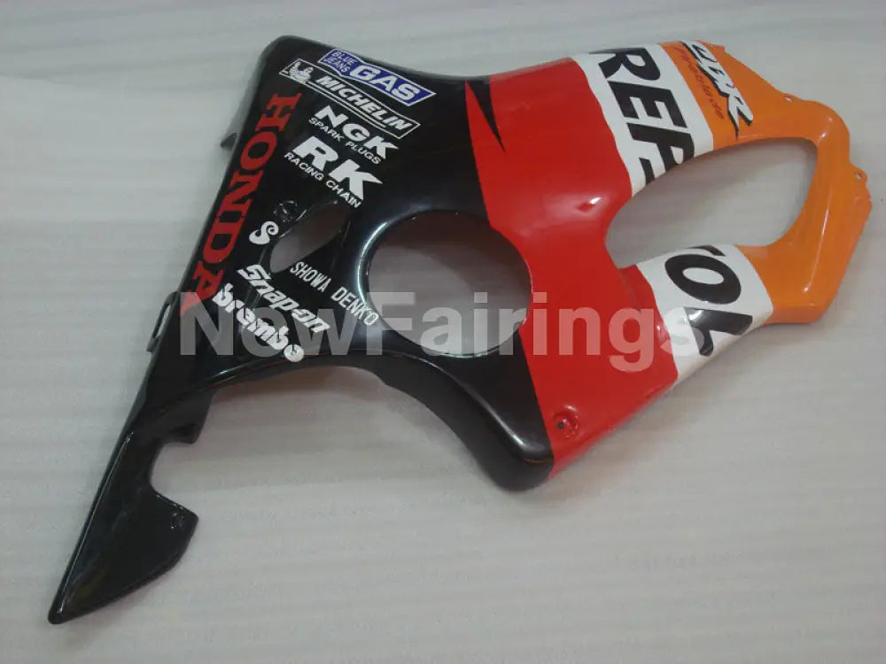 Red and Orange Black Repsol- CBR600 F4i 01-03 Fairing Kit -