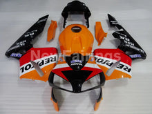 Charger l&#39;image dans la galerie, Red Orange and Black Repsol - CBR600RR 03-04 Fairing Kit -